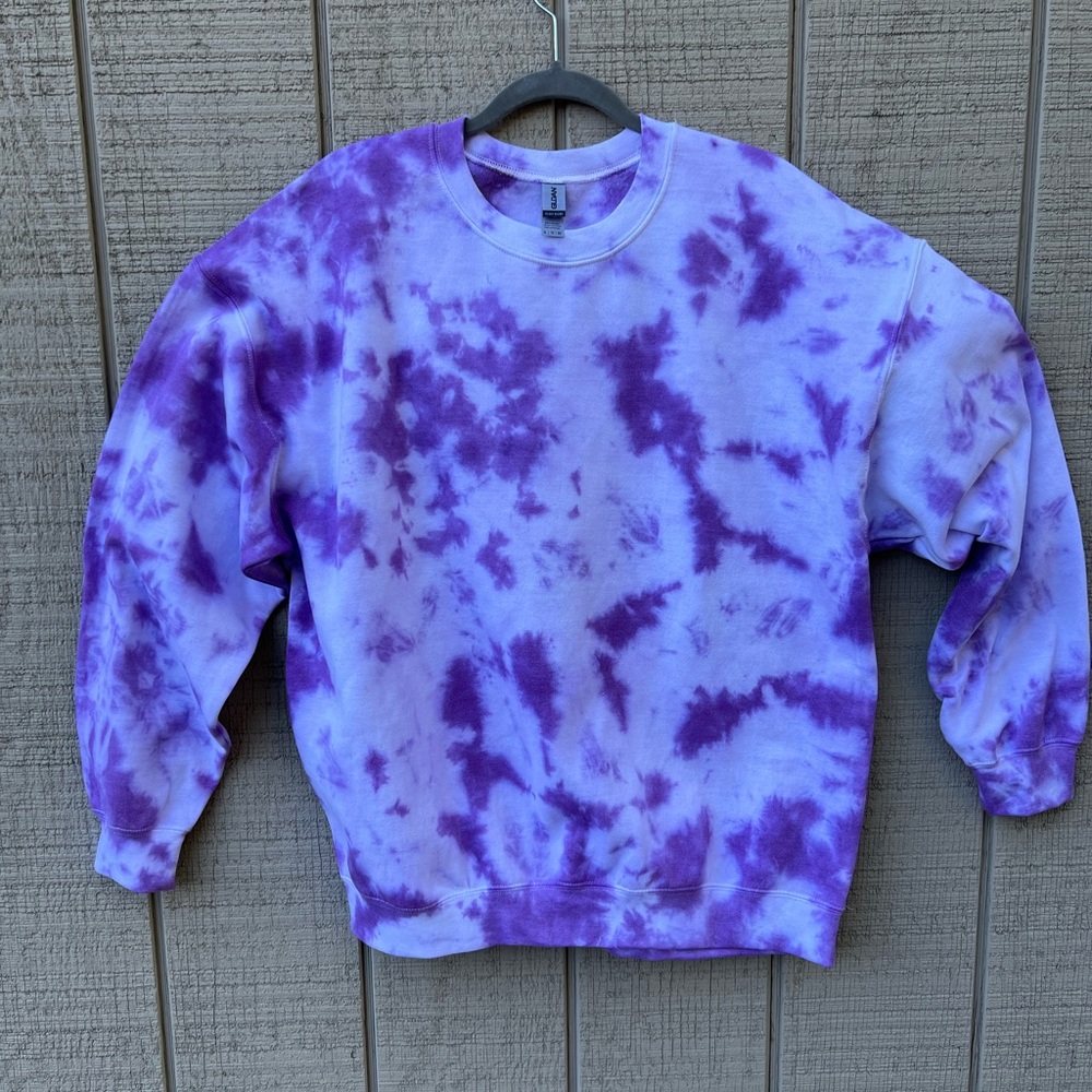 Custom tie dye sweatshirt.